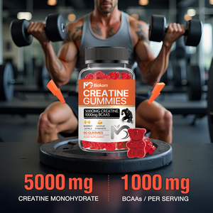 Integratore Pre-<span class=keywords><strong>Allenamento</strong></span> OEM con Etichetta Privata, Creatina Monoidrato in Gommose 5g, Gusto Halal, Integratori di Creatina per Donne e Uomini - Product Image 5