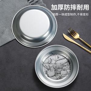 Retro <b>Bbq</b> Plate Oval Iron Dish Heat Resistant For Outdoor Camping Snack Serving - Product Image 5
