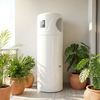 Pompe à chaleur tout-en-un à sortie latérale R290 Inverter, chauffe-eau 100L 200L 300L, vente en gros d'usine OEM ODM