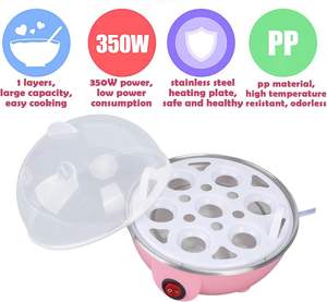 Household <b>Portable</b> Automatic Mini Egg Electromechanical Stainless Steel Boiler Quick Egg Boilers for Hard Boiled Egg Steamer - Product Image 3