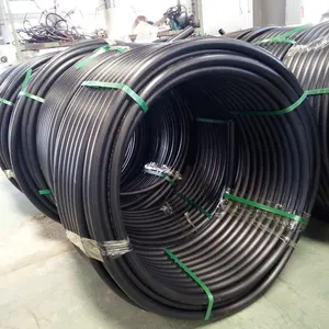 Küçük çaplı hdpe haddelenmiş boru 4 inç 6 inç bobin kauçuk hortum PE sulama tüpü