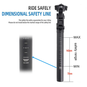 <span class=keywords><strong>Tige</strong></span> <span class=keywords><strong>de</strong></span> <span class=keywords><strong>selle</strong></span> compte-gouttes pour vélo <span class=keywords><strong>de</strong></span> route 75-100mm en alliage d'aluminium 27.2mm/30.9mm/31.6mm pour homme - Product Image 6