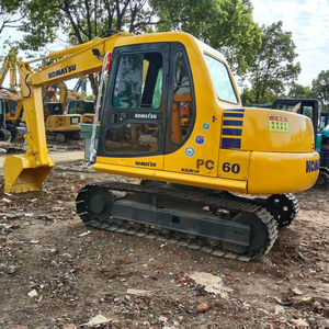 Excavadora de cadenas Komatsu PC60 usada con gran capacidad de trabajo, componentes principales y motor originales - Product Image 6