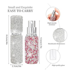 Bottiglia di cristallo Glitter Mini da viaggio sottovuoto sotto pressione <span class=keywords><strong>per</strong></span> bottiglia di <span class=keywords><strong>profumo</strong></span> liquido da 10ml - Product Image 5