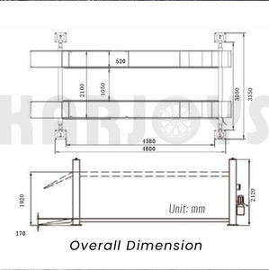 El más nuevo elevador de coche Karjoys y alineador de cuatro ruedas elevadores de coche combinados para talleres de reparación de automóviles - Product Image 4