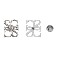 Insignia Metálica de Aleación de Zinc con Logotipo en Relieve 3D Personalizada, Impermeable, Ecológica, con Puntas para Coser en Bolsos y Carteras, Venta al Por Mayor OEM