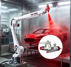 Robot de pulvérisation entièrement automatique de qualité industrielle, bras robotisé de pulvérisation de peinture de haute précision, fonctionnement sans programmation, charge utile de 10 kg - Product Image 1