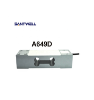 Celda de Carga de Punto Único Santwell A649D 60kg 100kg 200kg 500kg, Sensor de Célula de Carga de Aleación de Aluminio para Básculas de Plataforma y de Banco