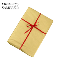 Papier de soie artisanal enduit imprimé personnalisé Impression écologique Emballage en pâte kraft non couché Papier cadeau d'emballage
