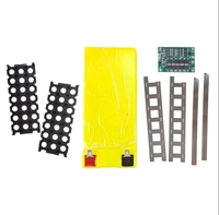 Boîte de rangement pour batterie au lithium 12V 7Ah, ensemble complet comprenant un boîtier vide, une bande en nickel, un BMS 3s 40A et un support de batterie pour vélo électrique