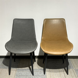 Chaises de salle à manger modernes, extensibles et réglables de luxe avec design de meubles de maison en cuir de couleur personnalisée - Product Image 1