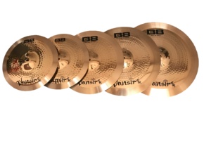 Juego de Platillos de Bronce Hechos a Mano Vansir B8, Hi-Hat de 14 Pulgadas + <span class=keywords><strong>Crash</strong></span> de 16 Pulgadas + Ride de 20 Pulgadas con Bolsa para Platillos para Práctica de Batería - Product Image 6