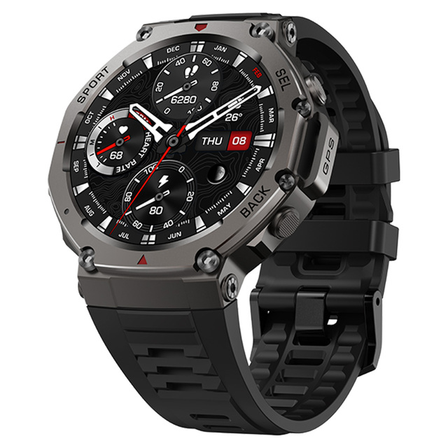 DM58 Outdoor Sport GPS Smart Watch 1.43inch AMOLED Touch Screen 500mAh 5ATM Waterproof Men Reloj Smartwatch 2025
