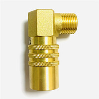 Raccords en laiton Dme durables, 3/8 connexion rapide, tuyau haute pression hydraulique, raccords à dégagement rapide pour machine d'injection en plastique
