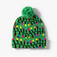 Chapeau de Noël en tricot LED, bonnet lumineux de Noël, bonnet d'hiver unisexe, chapeau en tricot avec LED colorées pour Noël et le Nouvel An