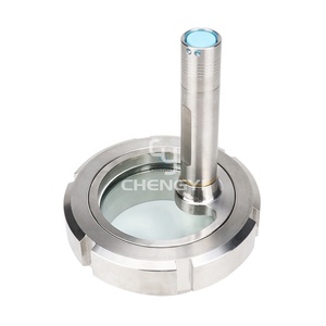 Vente directe d'usine, verre de visée rond en acier inoxydable sanitaire, type soudure, avec lampe de recharge - Product Image 1