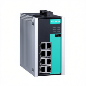 Moxa EDS-G508E สวิตช์อีเธอร์เน็ตอุตสาหกรรมแบบจัดการได้ 8 พอร์ต ระดับกิกะบิต สำหรับองค์กร IEEE 802.3 - Product Image 2