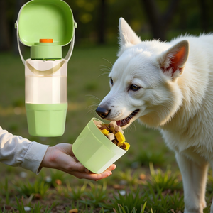 Kitty cetakan makanan kering hewan peliharaan penyimpanan ember Scooper Organizer untuk anjing kucing berguna dapur lemari pengumpan Flip atas tutup Tahun Baru - Product Image 5