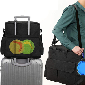 Sac de voyage pour siège de chien de compagnie avec organisateur latéral en polyester <span class=keywords><strong>Oxford</strong></span> pour une utilisation en week-end - Product Image 5
