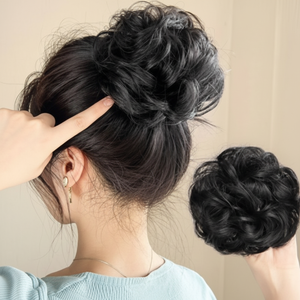 Parrucca nera di alta qualità accessorio per lo Styling dei capelli umani con fascia indossabile per capelli Parm (WFHX03K) - Product Image 1
