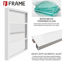 Ventana Corredera de Aluminio de Una o Dos Hojas con Apertura Superior e Inferior, Máxima Ventilación, Bajo Mantenimiento, Ideal para Propiedades Costeras