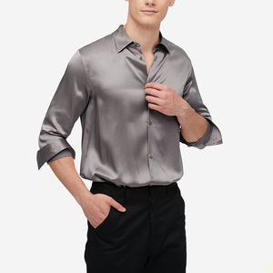 camisa seda hombre