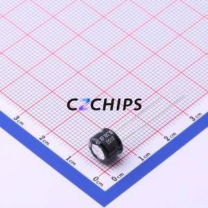 Condensador Electrolítico de Aluminio de Orificio Pasante KF107M025F05RR0VH2FG0, D8xL5mm 100uF 20% 25V 97mA-120Hz - Product Image 2