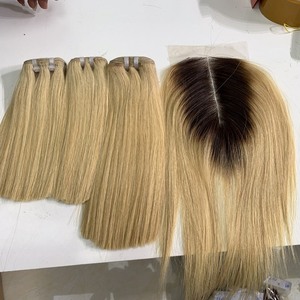 Cheveux humains blonds lisses HD dentelle Ombre perruques Style frontal dentelle perruque pour noir vente chaude 100 Vietnam cheveux humainsFemmes - Product Image 6