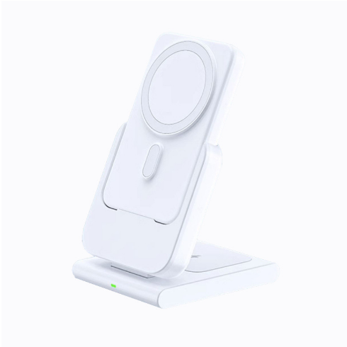 5-In-1 Folding Magnetic Wireless 5000mAh Fast Charging Dock 18W Output Power Micro USB Input with Logo Function for Outdoor Use
