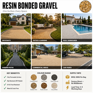 Offre Spéciale : Gravier Coloré Résine-Bonded pour Allées – Revêtement de Sol en Galets pour Allées en Gravier Résine-Bonded - Product Image 1
