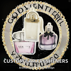 Diffuseurs de parfum pour voiture suspendus personnalisés en gros, coton absorbant, évaporation naturelle, papier longue durée, freesia, poire, rose - Product Image 2