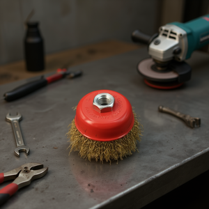 Brosse à fil ondulé TTAKE en acier inoxydable M14 pour meuleuse d'angle - Product Image 3