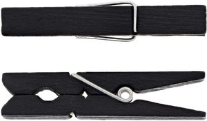 Mini <span class=keywords><strong>pinces</strong></span> <span class=keywords><strong>à</strong></span> <span class=keywords><strong>linge</strong></span> en bois naturel, épingles robuste, noires, pour Photo, artisanat école, décoration diy, bricolage, 10 pièces - Product Image 4
