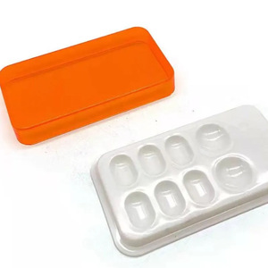 กล่องผสมเรซิ่น OEM 8 ช่อง ป้องกันแสง สีส้ม สำหรับงานทันตกรรม - Product Image 3