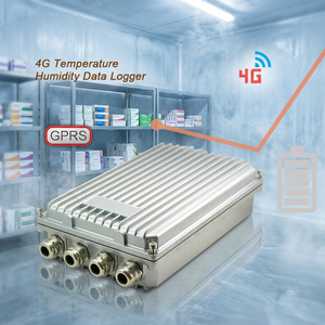4G TCP Modbus Logger Environmental IP67 Waterproof Battery Operated 4G Data Logger freezer zigbee <b>temperature</b> <b>sensor</b> - Product Image 1