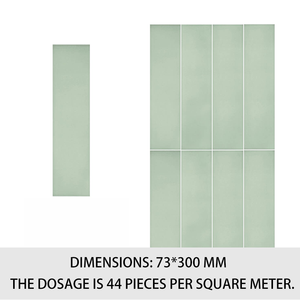 Carreaux muraux vintage français en tissu <span class=keywords><strong>Hygeia</strong></span> noir 400x1200 pour salle de bain, douche, cuisine, murs d'accentuation B&B. - Product Image 1