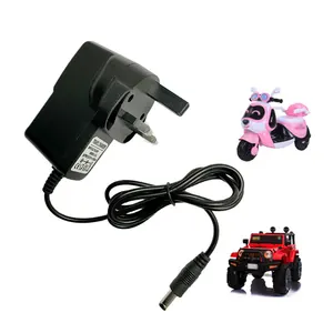 Chargeur OEM ODM 6V12V24V UK EU pour enfants, jouets de voiture, chargeur de batterie électrique, batterie au plomb, chargeur de batterie 6V1A