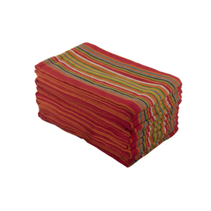 Serviettes de cuisine en coton abstraites, rectangulaires, tissées, multicolores, lavables en machine, hypoallergéniques, séchage rapide, ensemble - Product Image 1