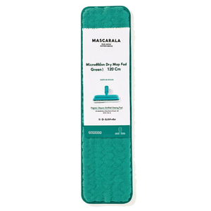 Panno in Microfibra Verde per Mop a Secco 120 Cm, Strumento di Pulizia Certificato Biologico - Product Image 2