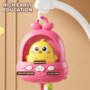 Móvil para Cuna <span class=keywords><strong>de</strong></span> Bebé con Juguetes, Rotación 360°, Control Remoto y Función <span class=keywords><strong>de</strong></span> Canciones <span class=keywords><strong>de</strong></span> Cuna, Venta al Por Mayor Directa <span class=keywords><strong>de</strong></span> Fábrica para Reventa - Product Image 3