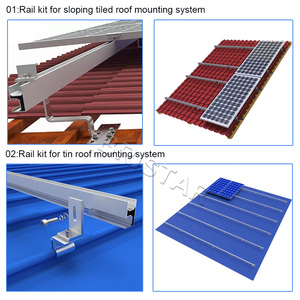 Système de fixation de panneaux solaires photovoltaïques en gros avec bloc de pression de bord pour accessoires de production d'énergie solaire - Product Image 5