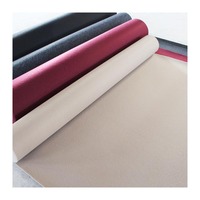 Tapis de porte antidérapant en polyester, moquette de bureau, de bureau, commercial, noir, en velours gris