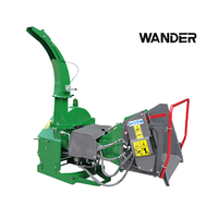 Broyeur à bois hydraulique certifié CE de 7 pouces (178 mm) avec système hydraulique autonome pour tracteur, modèle BX72RH