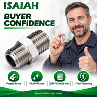 Harga Pabrik Fitting Pipa Ulir Nipple Heksagonal Baja Karbon Tekanan Tinggi Halus