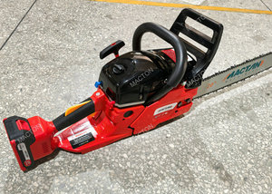 2025 NEW ARRIVAL Battery Powered Electric Start <b>Gasoline</b> Chainsaw - Product Image 4