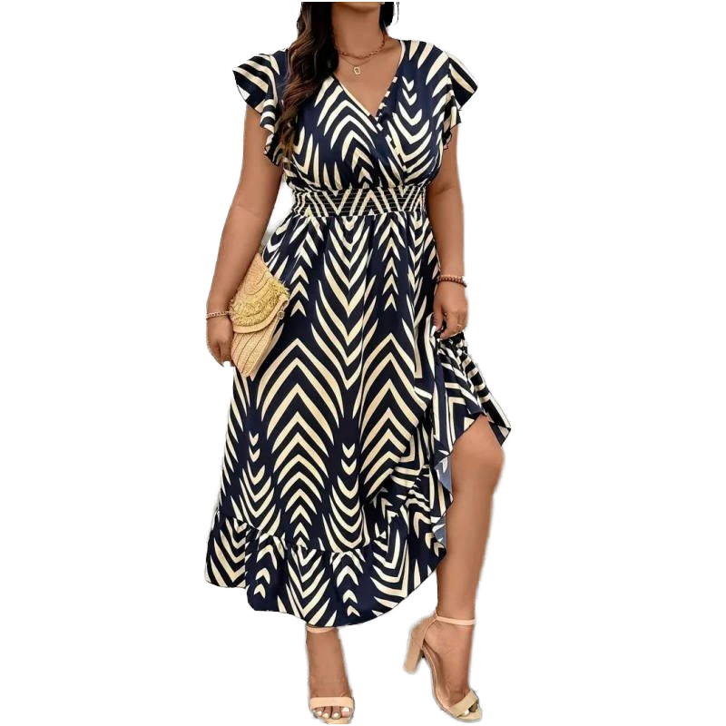 chinese dress ladies Dash and Dot - CHEVRON DRESS