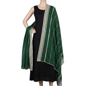 Wholesale Women Long <b>Chiffon</b> Shawl Geometric Print Lightweight Breathable <b>Scarf</b> All Season Daily Wear Travel Outdoor Wrap - Product Image 3