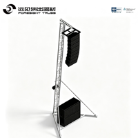 Conectores de Espiga/Perno para Torre de Altavoces Line Array de Aluminio con Certificación ISO 9001, Capacidad de Carga de 1000 kg, Color Plata/Negro