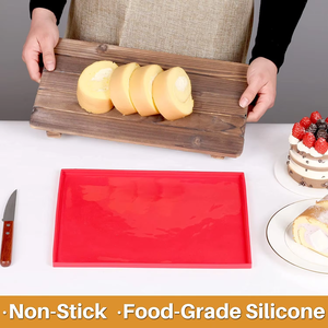 Moule à pâtisserie carré en silicone réutilisable et antiadhésif, écologique, pour gâteaux - Product Image 6