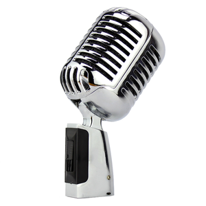 Personal cantando <span class=keywords><strong>karaoke</strong></span> grabación Vintage micrófono profesional Retro micrófonos estilo antiguo cable dinámico coro micrófono - Product Image 1